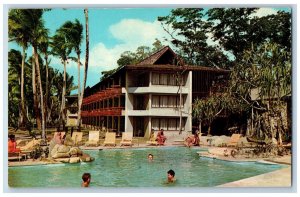 Fiji Postcard The Fijian Yanuca Island Resort c1960's Posted Vintage