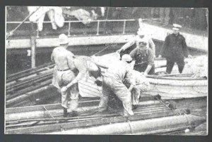 1915 PPC* Chicago Recovering Bodies From The Hull Of The Ill Fated See Info