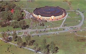 AURIESVILLE NEW YORK SHRINE OF NORTH AMERICAN MARTYRS AERIAL VIEW POSTCARD 1960s