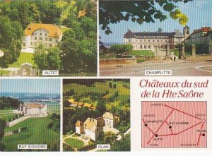 Chateaux du sud de la Haute Saone France Multi View