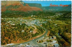 M-45040 Aerial View Town Oak Creek Canyon Sedona Arizona USA