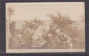 HAVANA, CARRIBEAN, 1909 real photo ppc. AMERICAN SAILORS, 1c. to Buffalo, NY.