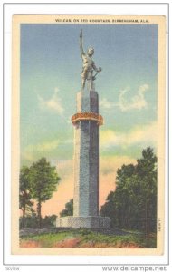 Vulcan, on Red Mountain, Birmingham, Alabama, 30-40s