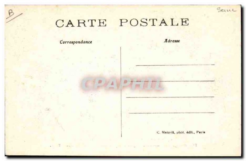 Old Postcard Army Ivry Floods of January 1910 Rescue of inhabitants by pontoo...