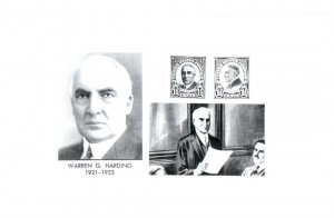 President Warren G Harding 1921-1923 Ohio Postcard