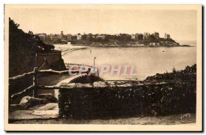 Old Postcard Cote D & # 39Emeraude Dinard Pointe de la Malouine