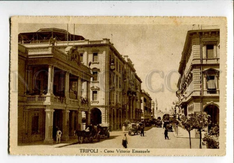 3085160 LIBIA Tripoli Corso Vittorio Emanuele Vintage PC