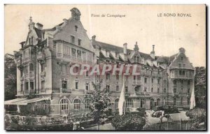 Old Postcard Forest of Compiegne Le Rond Royal