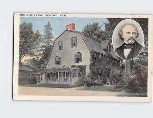 Postcard The Old Manse Concord Massachusetts USA