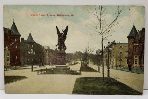 Baltimore Maryland Mount Royal Avenue Postcard A4