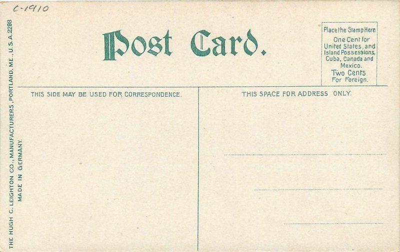 Bostrom Oaks River Road C-1910 ORMOND FLORIDA Leighton postcard 3483