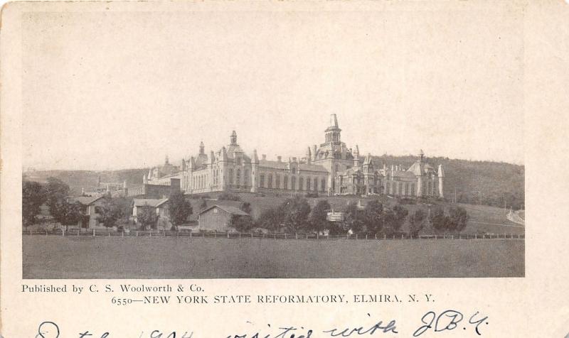 Elmira New York~New York State Reformatory~Publ by C S Woolworth~c1905 Postcard