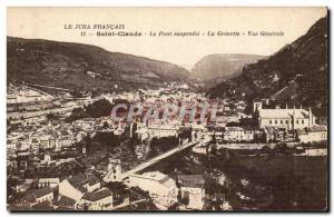 St. Claude - The Suspension Bridge - Grenette - Generale view - Old Postcard