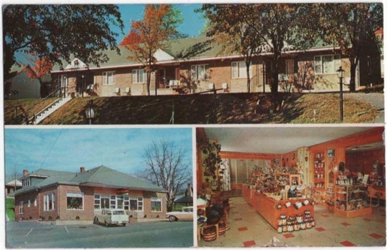 Capon Bridge, WV, Views of Green Lantern Motel, Restaurant & Gift Shop, 1959