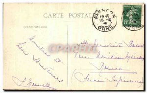 Old Postcard Alencon Commercial Court