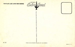 Navajo Lass and her Burro