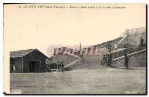 Old Postcard Mont Ventoux (Vaucluse) Stable and access road to the Observatio...