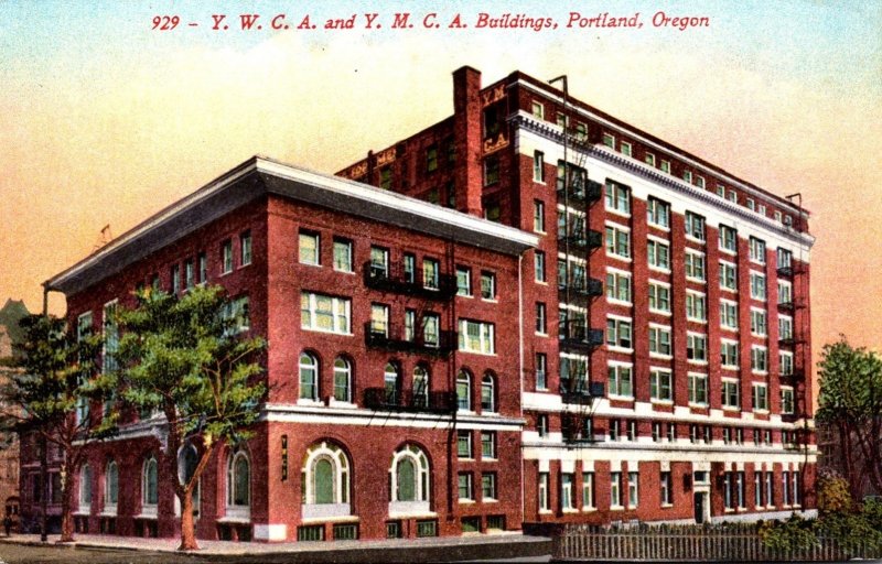 Oregon Portland Y W C A and Y M C A Buildings