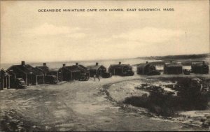 East Sandwich Massachusetts MA Oceanside Cape Cod Homes Vintage Postcard