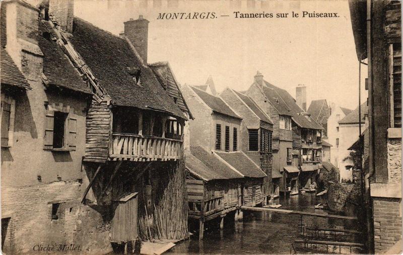 CPA MONTARGIS - Tanneries sur le PUISEAUX (162423)