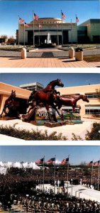 3~4X6 Postcards College Station, Texas GEORGE BUSH LIBRARY~SCULPTURE~DEDICATION