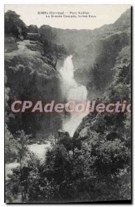 Postcard Old Gimel Vuillier Park La Grande Cascade Heavy Water