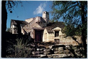 Postcard - Museum, Longhorn Cavern Administration Building - Burnet, Texas