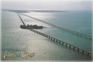 Seven Mile Bridge looking Northeast - Florida Keys