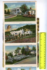 241870 USA Homes of MOVIE STARS Vintage set of 18 views