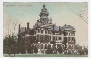 Court House Concordia Kansas 1909 postcard