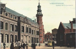 Netherlands Den Haag Stadhuis St-Jacobskerk The Hague Postcard 04.09