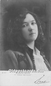Blanche Bates in Under Two Flags Theater Actor / Actress Postcard