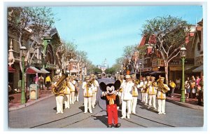 Mickey Mouse Disneyland Band Anaheim CA California Postcard (DE19)