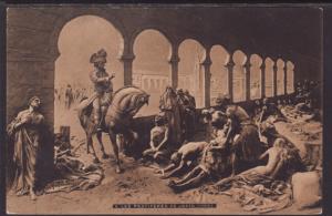 Les Pestiferes De Jaffa,Painting Postcard