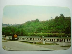 1950's State Line Motel West Alexander Pennsylvania PA Unused Postcard y8742