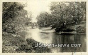 Real Photo Turkey Creek in Dewitt, Nebraska