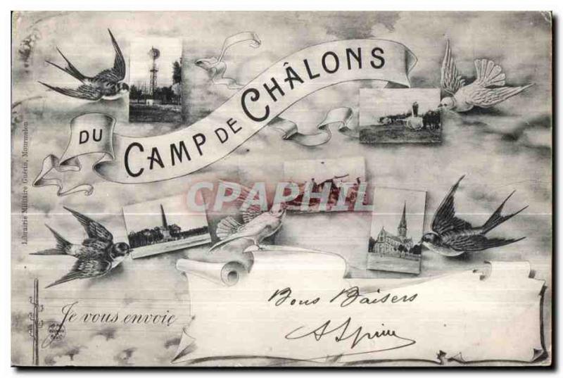 Old Postcard Camp Chalons