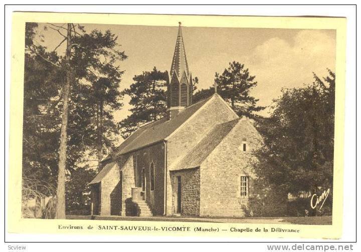 Chapelle De La Delivrance, Saint-Sauveur-le-Vicomte (Manche), France, 1900-1910s