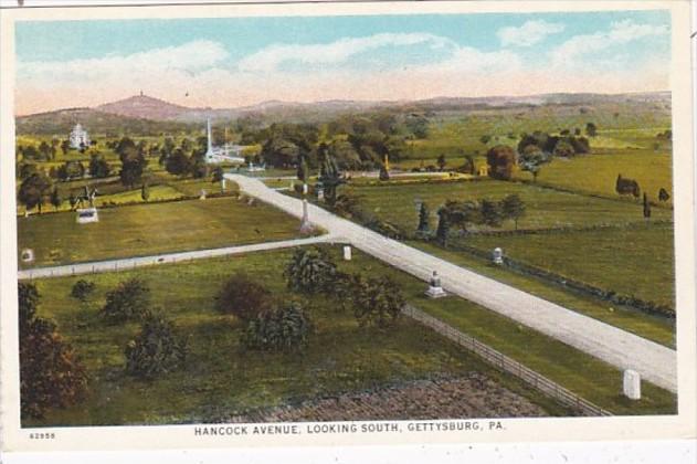 Pennsylvania Gettysburg Hancock Avenue Looking South