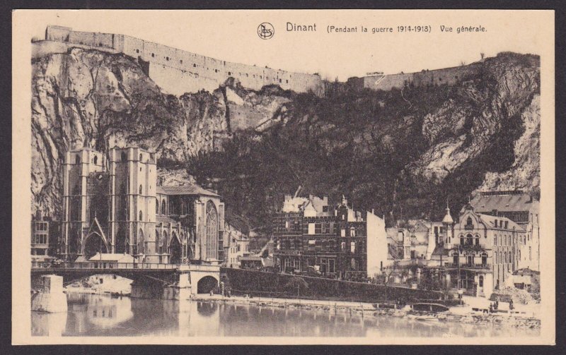 BELGIUM, Postcard, Dinant, General view, RPPC, Unposted