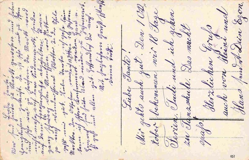 Steamer Dock Dampfschiffs Pavillion Flensburg Germany 1910c postcard