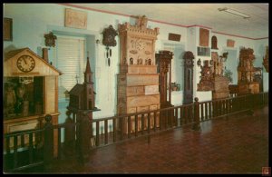 Part of a collection of clocks, the work of Frank L. and Joseph C. Bily, Spil...