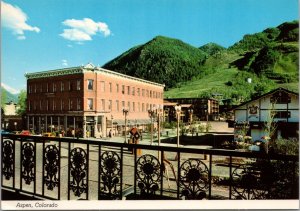 Victorian Aspen Colorado and Aspen Mountain Postcard PC543