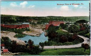 WINOOSKI, VT Vermont      BIRDSEYE VIEW of TOWN     c1910s   Postcard