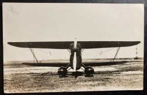 Mint Netherlands Early Aviation Real Picture Postcard Curtis Airplane Hawk