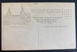 Mint Usa Real Picture Postcard Salt Lake City UT Tramway 1915