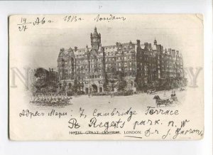 3086685 UK Hotel Great Central London Vintage 1913 year RPPC