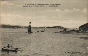 CPA PLESTIN-les-GREVES Environs - La Baie de Toulan-Hery et Locquirec (1166368)