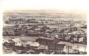 Boulder City NV Bird's Eye View Residential Section RPPC Postcard