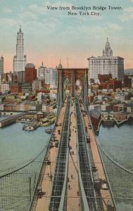 View from Brooklyn Bridge Tower - New York City - DB